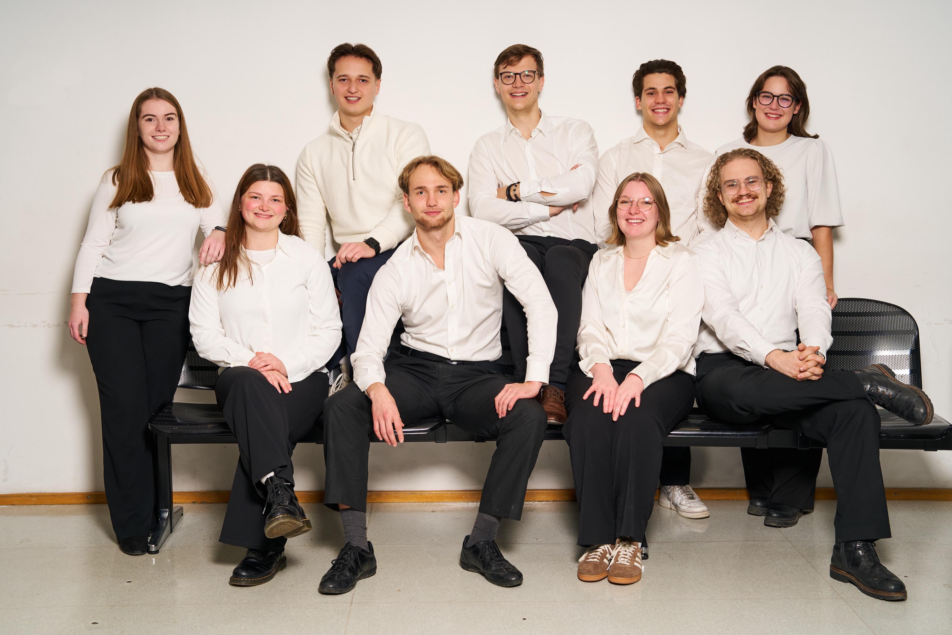 Gruppenfoto des Organisationsteams